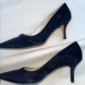 Suede Jimmy Choo pumps